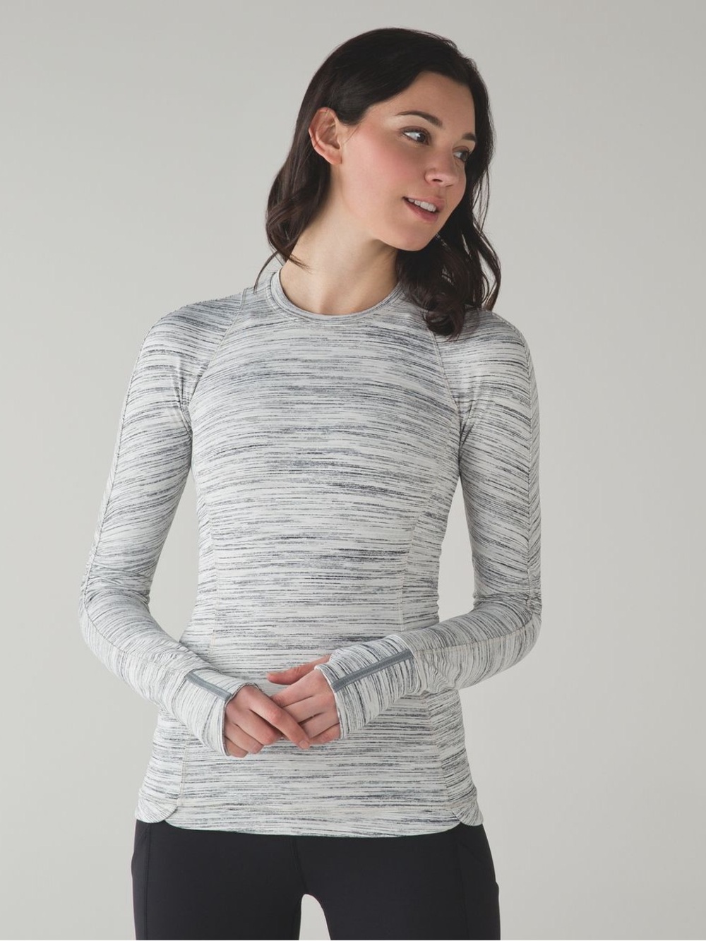 Lululemon Runderful Long Sleeve Space Dye Camo Size 8